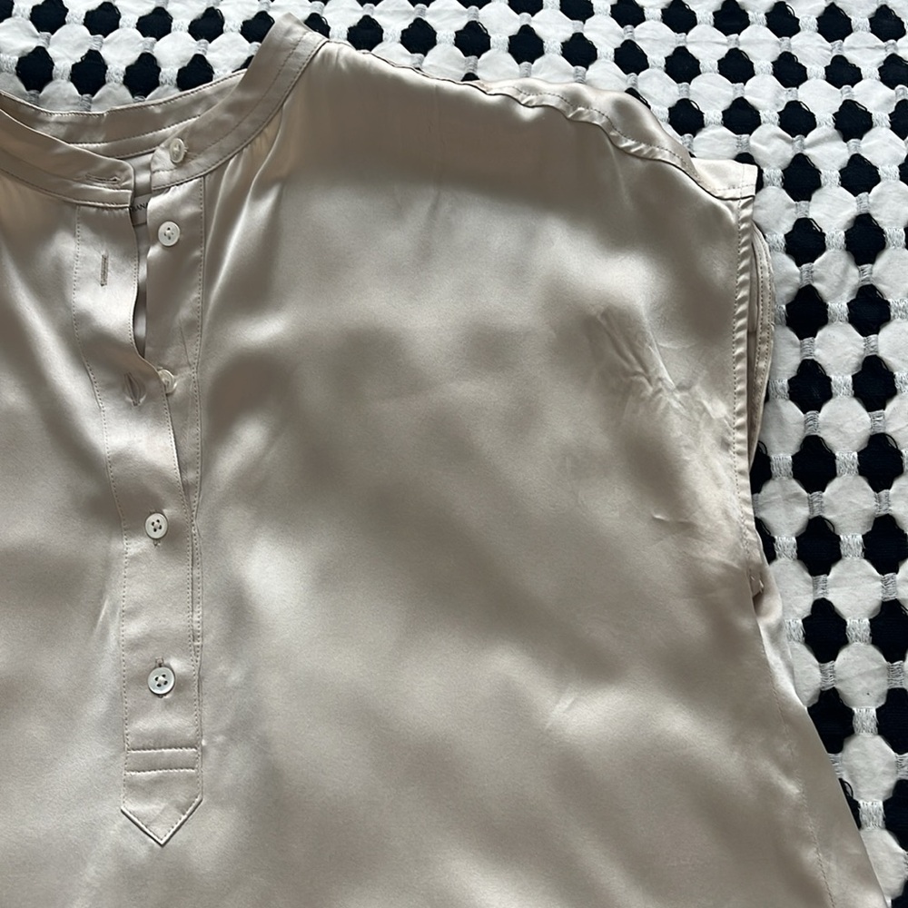 Banana Republic Resort Silk “Serenade” Blouse - Picture 4 of 14